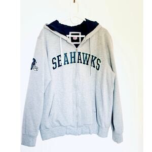Men’s Seattle Seahawks NFL lined Hoodie Sweatshirt with Hawks logo XL
